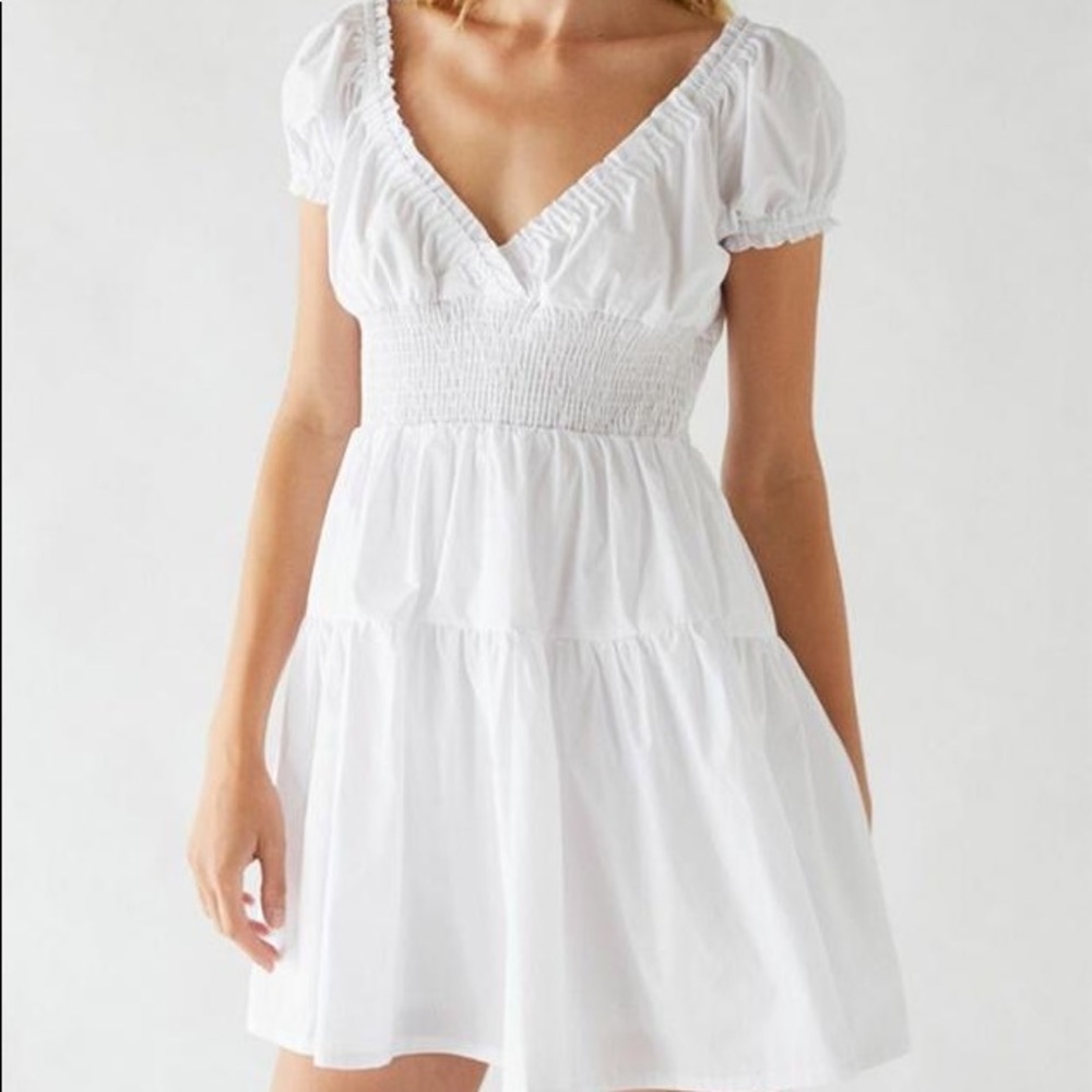 Peppermayo Summer Villa Puff Sleeve Mini Dress